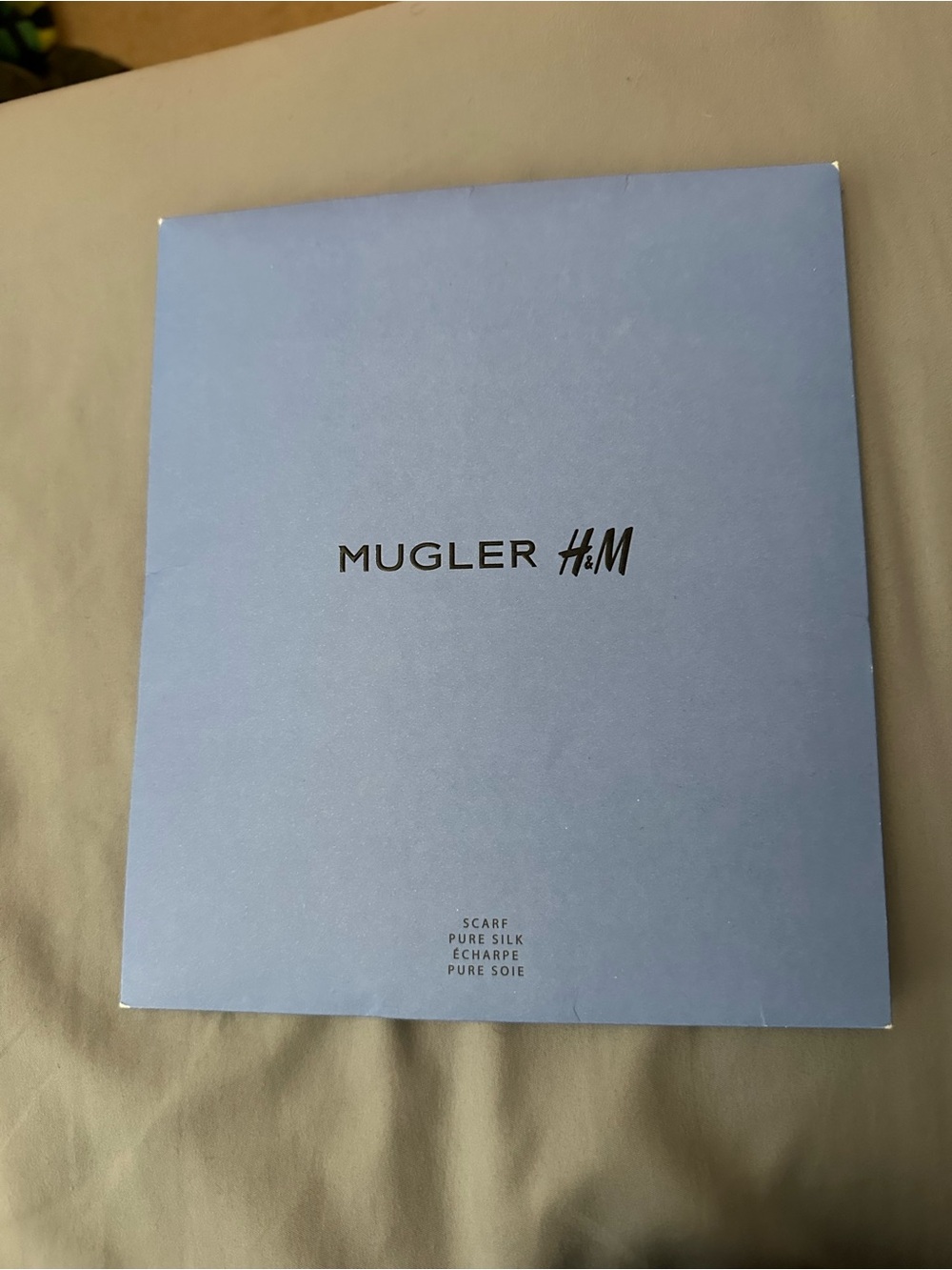 Mugler H&M Light Blue Presentation Box